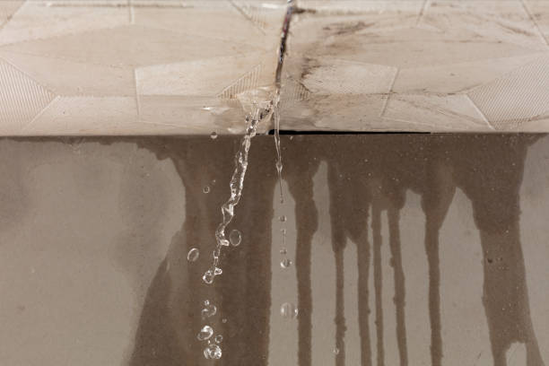 Professional Commercial Water Damage Restoration technician working in Layton, NJ